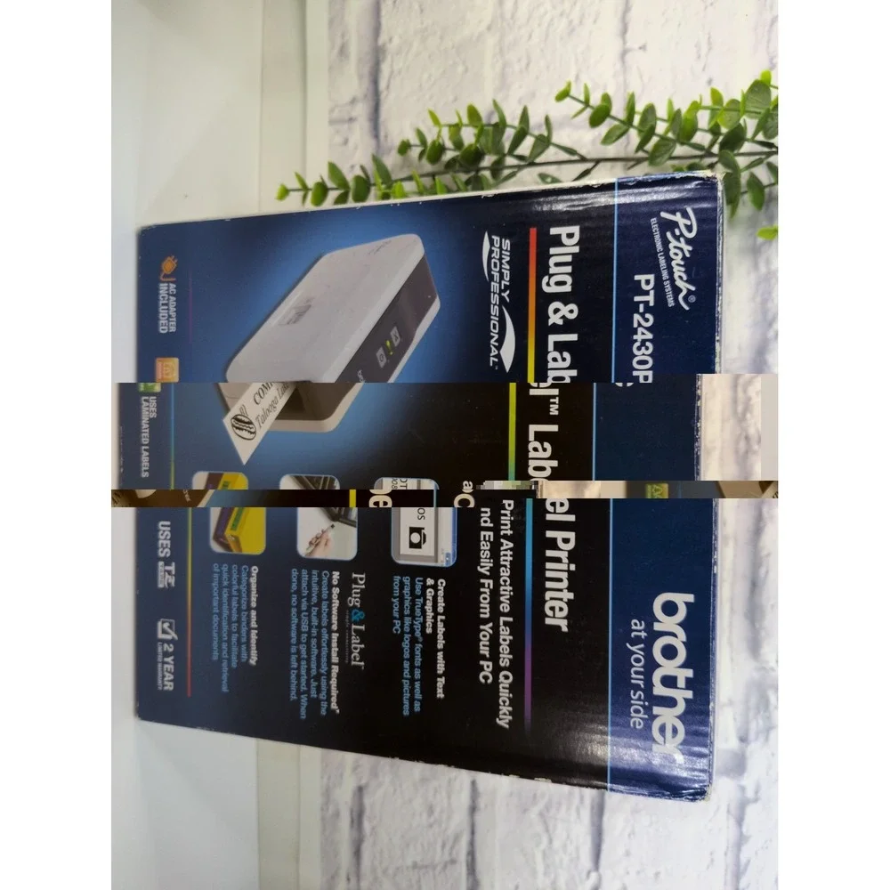 SEALED NEW🚨Brother P-Touch PT-2430PC Plug &Label Printer Professional Prints PC